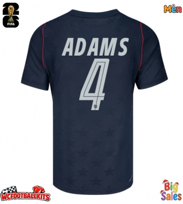 United States Tyler Adams #4 Replica Away Stadium Shirt World Cup 2026 Short Sleeve